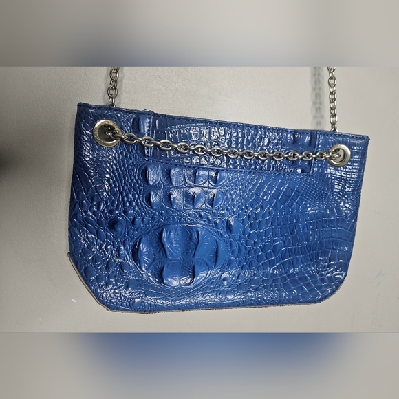 🧡💜💛Anne klein purse handbag Cocodrilo Simulation Skin ❤️🧡💜 - Picture 8 of 16